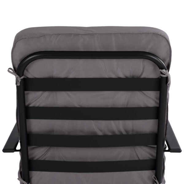 ΠΟΛΥΘΡΟΝΑ ΜΕΤΑΛΛΙΚΗ ENDIKA ΣΕ ΓΚΡΙ ΧΡΩΜΑ ΜΕ ΜΑΞΙΛΑΡΙ 60Χ71Χ105Υ εκ.HM5680.01 - Image 10