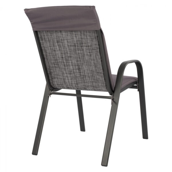 ΠΟΛΥΘΡΟΝΑ LEON ΜΕΤΑΛΛΙΚΗ ΓΚΡΙ ME ΓΚΡΙ ΜΑΞΙΛΑΡΙ HM10573.01 54x70x93 cm. - Image 5