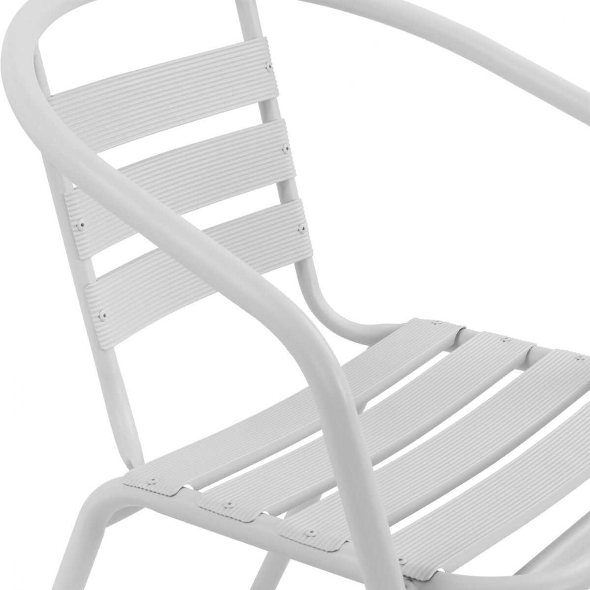 ΠΟΛΥΘΡΟΝΑ LAURA ΜΕΤΑΛΛΙΚΗ ΛΕΥΚΗ ΜΕ ΦΕΤΕΣ ΑΛΟΥΜΙΝΙΟΥ HM5037.02 54x59x73Υ εκ. - Image 7