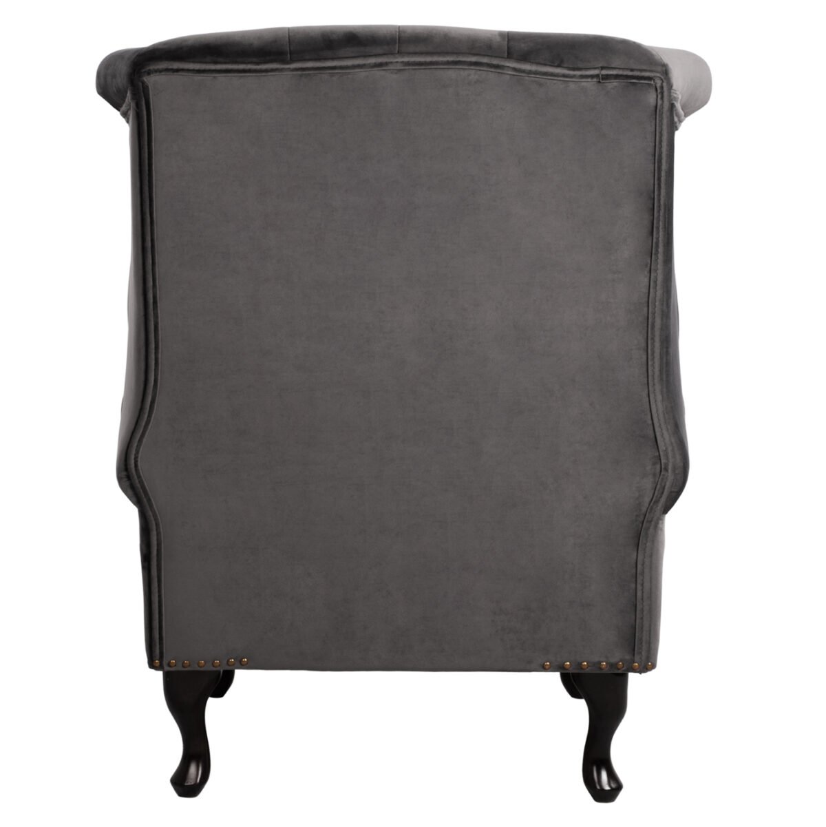 ΠΟΛΥΘΡΟΝΑ-ΜΠΕΡΖΕΡΑ ΓΚΡΙ ΒΕΛΟΥΔΟ T.CHESTERFIELD POLINA 83x75x107Yεκ.HM0053.10 - Image 6