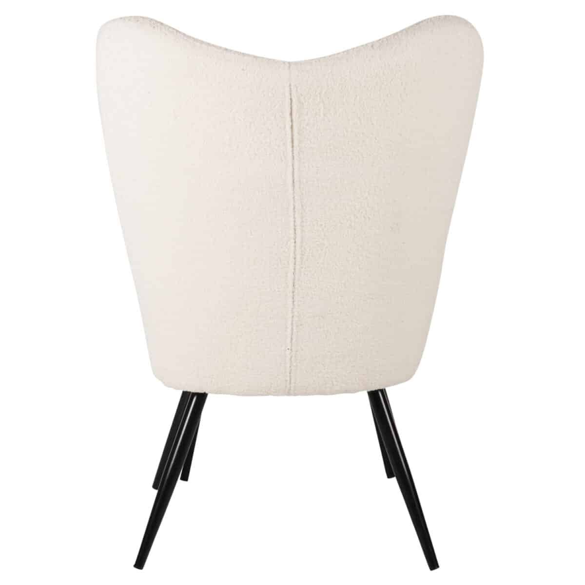 ΠΟΛΥΘΡΟΝΑ ΜΠΕΡΖΕΡΑ CRAWLEY ΜΕ ΥΠΟΠΟΔΙΟ HM8918.25 ΥΦΑΣΜΑ ΜΠΟΥΚΛΕ ΛΕΥΚΟ 70x74x105Y εκ. - Image 7