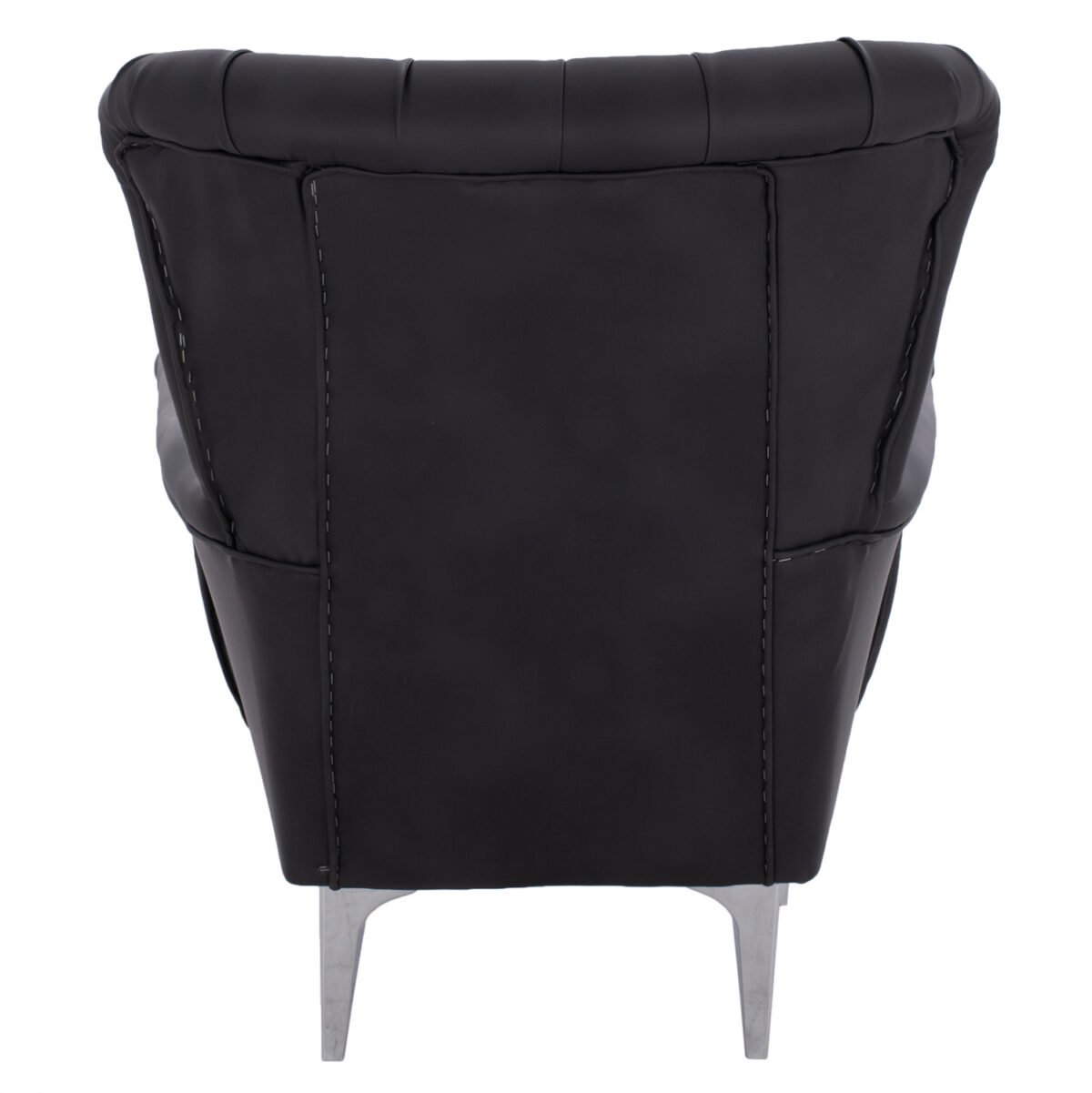 ΠΟΛΥΘΡΟΝΑ ΜΠΕΡΖΕΡΑ Τ. CHESTERFIELD ΣΕ ΧΡΩΜΑ ΜΑΥΡΟ HM9217.01 87x88x100 εκ. - Image 6