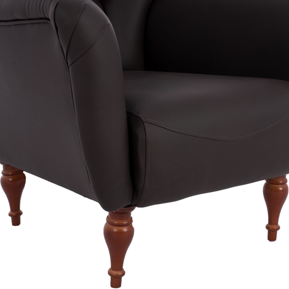 ΠΟΛΥΘΡΟΝΑ ΜΠΕΡΖΕΡΑ Τ. CHESTERFIELD ΣΕ ΧΡΩΜΑ ΚΑΦΕ HM9217.03 87x88x100 εκ. - Image 9