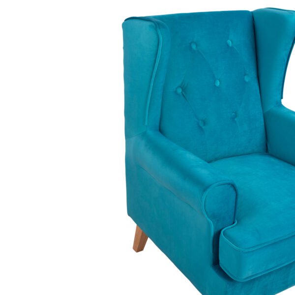 ΠΟΛΥΘΡΟΝΑ ΜΠΕΡΖΕΡΑ ΤΥΡΚΟΥΑΖ ΒΕΛΟΥΔΟ BRANDON 81Χ83Χ101Υ εκ.HM3073.18 - Image 7