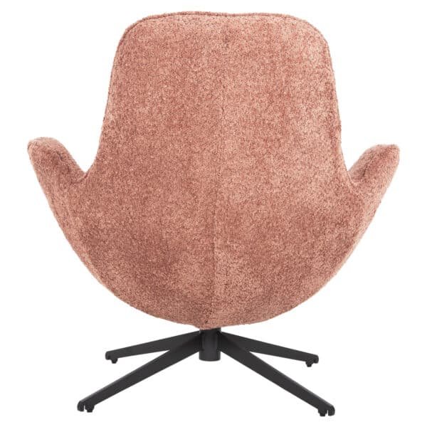 ΠΟΛΥΘΡΟΝΑ ΠΕΡΙΣΤΡΕΦΟΜΕΝΗ BRYNN HM9594.02 ΡΟΖ ΜΠΟΥΚΛΕ-ΜΑΥΡΗ ΜΕΤΑΛ. ΒΑΣΗ 88x76x88Υεκ - Image 6