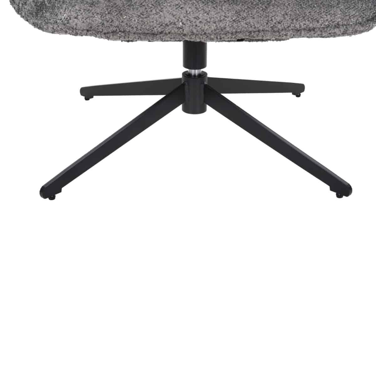 ΠΟΛΥΘΡΟΝΑ ΠΕΡΙΣΤΡΕΦΟΜΕΝΗ BRYLL HM9597.01 ΓΚΡΙ ΜΠΟΥΚΛΕ-ΜΑΥΡΗ ΒΑΣΗ 86x90x97Υεκ. - Image 10