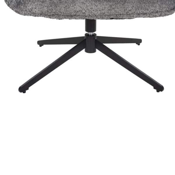 ΠΟΛΥΘΡΟΝΑ ΠΕΡΙΣΤΡΕΦΟΜΕΝΗ BRYLL HM9597.01 ΓΚΡΙ ΜΠΟΥΚΛΕ-ΜΑΥΡΗ ΒΑΣΗ 86x90x97Υεκ. - Image 10