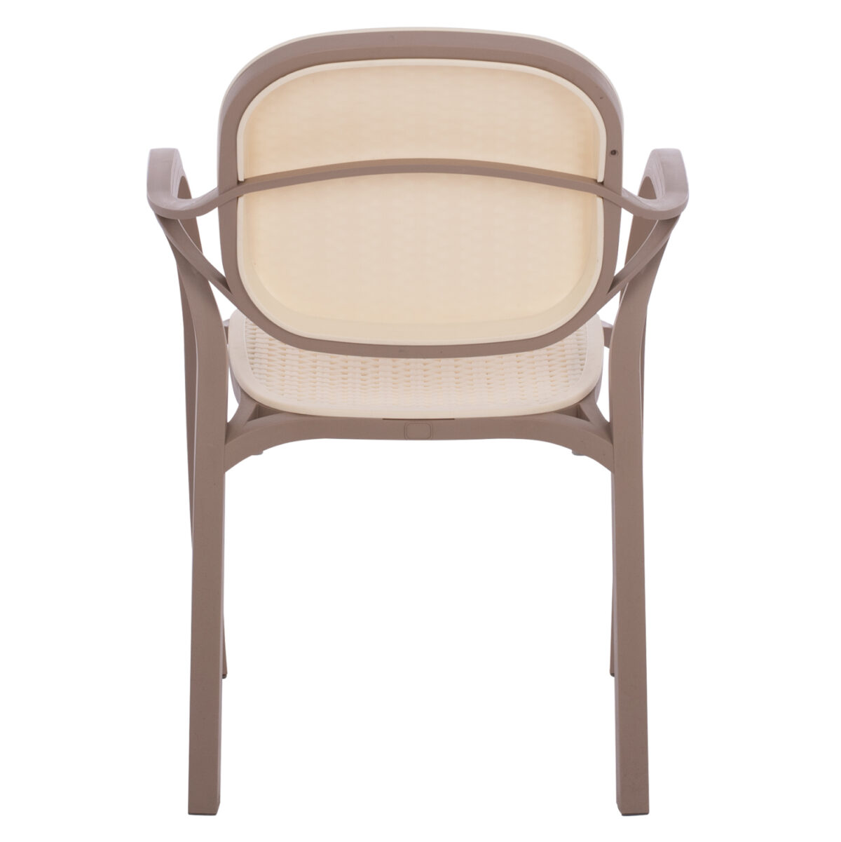 ΠΟΛΥΘΡΟΝΑ ΠΟΛΥΠΡΟΠΥΛΕΝΙΟΥ KHEM HM5820.02 ΣΕ ΑΠΟΧΡΩΣΗ ΚΑΠΟΥΤΣΙΝΟ & ΜΠΕΖ 57x57x83Y εκ. - Image 6