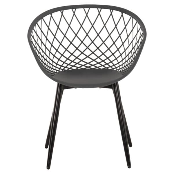 ΠΟΛΥΘΡΟΝΑ ΠΟΛΥΠΡΟΠΥΛΕΝΙΟΥ ΓΚΡΙ-ΜΑΥΡΑ ΜΕΤΑΛ. ΠΟΔΙΑ ARIADNE HM8001.30 63x56x80Yεκ. - Image 3