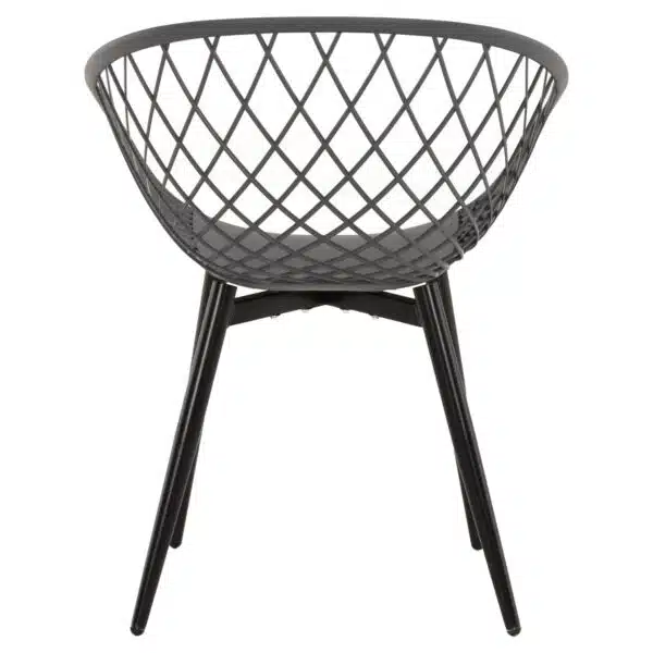 ΠΟΛΥΘΡΟΝΑ ΠΟΛΥΠΡΟΠΥΛΕΝΙΟΥ ΓΚΡΙ-ΜΑΥΡΑ ΜΕΤΑΛ. ΠΟΔΙΑ ARIADNE HM8001.30 63x56x80Yεκ. - Image 6