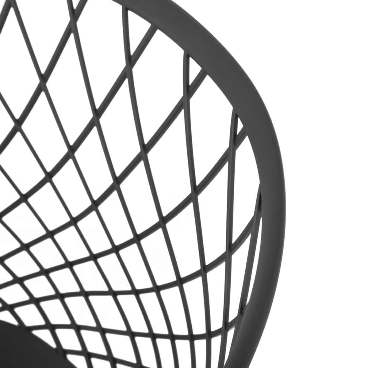 ΠΟΛΥΘΡΟΝΑ ΠΟΛΥΠΡΟΠΥΛΕΝΙΟΥ ΓΚΡΙ-ΜΑΥΡΑ ΜΕΤΑΛ. ΠΟΔΙΑ ARIADNE HM8001.30 63x56x80Yεκ. - Image 9