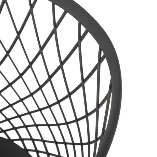 ΠΟΛΥΘΡΟΝΑ ΠΟΛΥΠΡΟΠΥΛΕΝΙΟΥ ΓΚΡΙ-ΜΑΥΡΑ ΜΕΤΑΛ. ΠΟΔΙΑ ARIADNE HM8001.30 63x56x80Yεκ. - Image 9