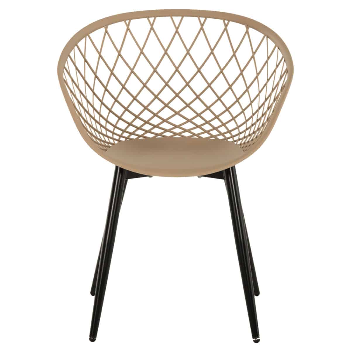 ΠΟΛΥΘΡΟΝΑ ΠΟΛΥΠΡΟΠΥΛΕΝΙΟΥ ΚΑΠΟΥΤΣΙΝΟ-ΜΑΥΡΑ ΜΕΤΑΛΛΙΚΑ ΠΟΔΙΑ ARIADNE HM8001.23 63x56x80Υεκ. - Image 3