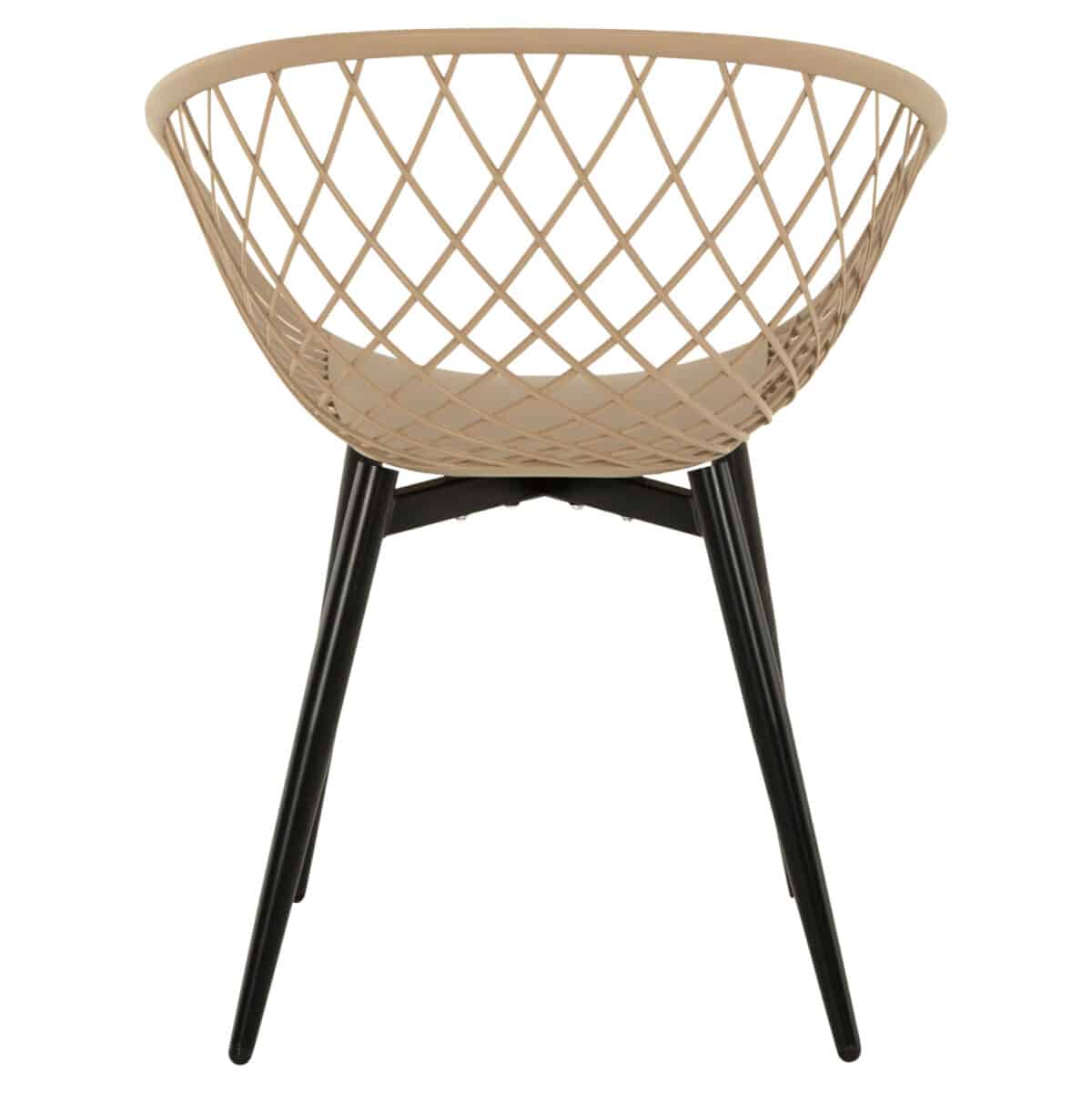 ΠΟΛΥΘΡΟΝΑ ΠΟΛΥΠΡΟΠΥΛΕΝΙΟΥ ΚΑΠΟΥΤΣΙΝΟ-ΜΑΥΡΑ ΜΕΤΑΛΛΙΚΑ ΠΟΔΙΑ ARIADNE HM8001.23 63x56x80Υεκ. - Image 6