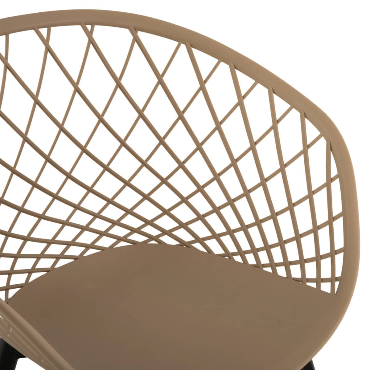 ΠΟΛΥΘΡΟΝΑ ΠΟΛΥΠΡΟΠΥΛΕΝΙΟΥ ΚΑΠΟΥΤΣΙΝΟ-ΜΑΥΡΑ ΜΕΤΑΛΛΙΚΑ ΠΟΔΙΑ ARIADNE HM8001.23 63x56x80Υεκ. - Image 7