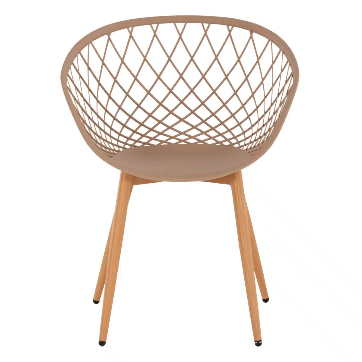 ΠΟΛΥΘΡΟΝΑ ΠΟΛΥΠΡΟΠΥΛΕΝΙΟΥ ΚΑΠΟΥΤΣΙΝΟ ΜΕΤΑΛΛΙΚΑ ΠΟΔΙΑ ARIADNE HM8001.13 63x56x80Y εκ. - Image 3