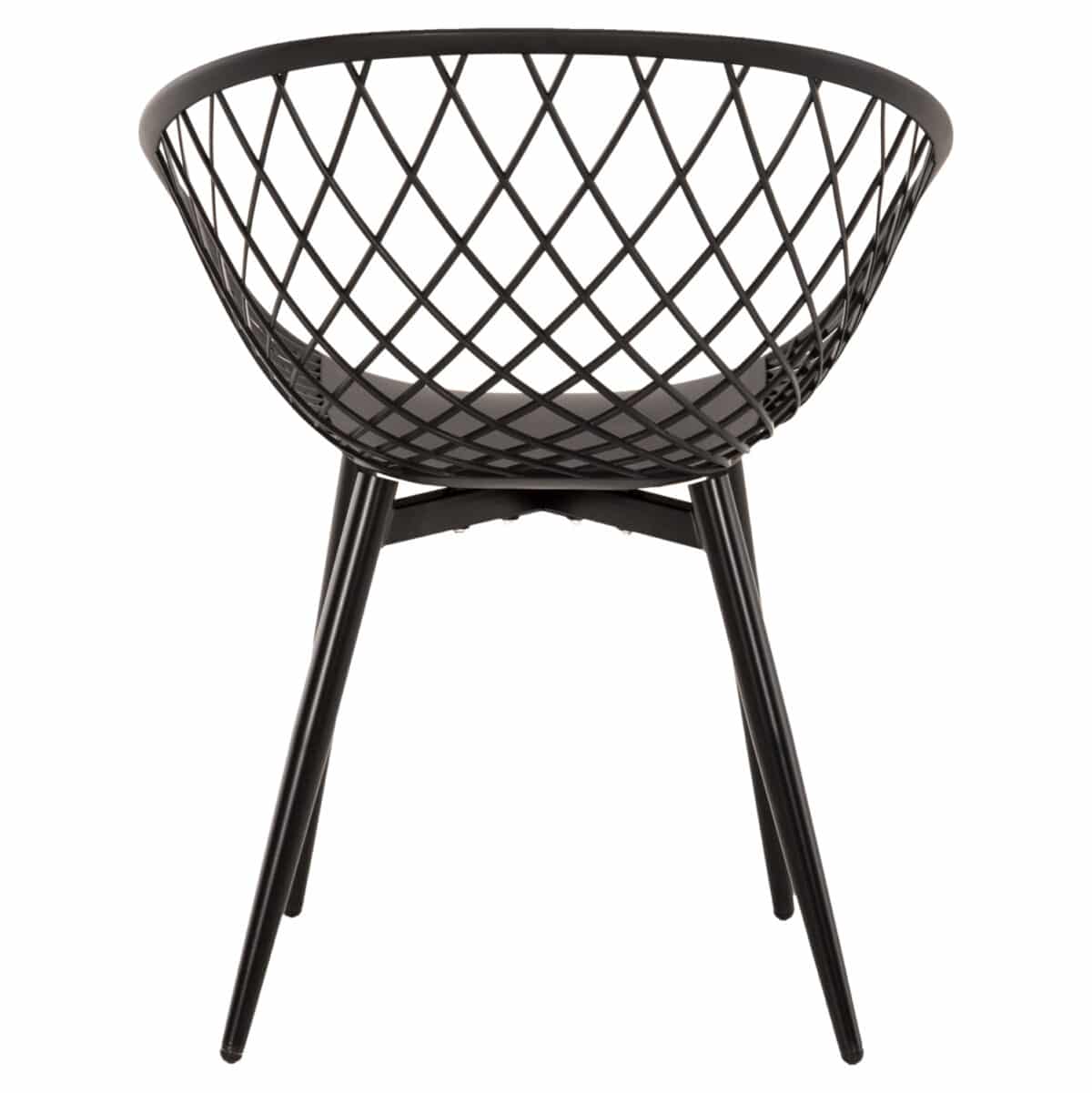 ΠΟΛΥΘΡΟΝΑ ΠΟΛΥΠΡΟΠΥΛΕΝΙΟΥ ΜΑΥΡΗ ΜΕΤΑΛΛΙΚΑ ΠΟΔΙΑ ARIADNE HM8001.22 63x56x80Y εκ. - Image 6