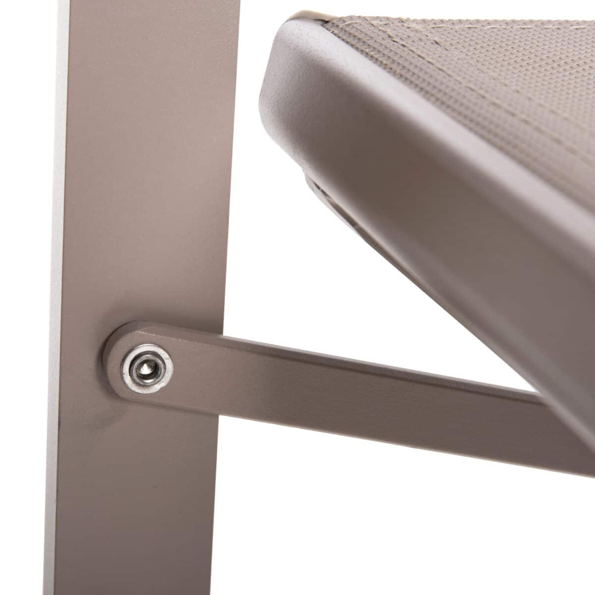 ΠΟΛΥΘΡΟΝΑ ΣΚΗΝΟΘΕΤΗ ΑΛΟΥΜΙΝΙΟΥ DUPRE HM5094.03 ΣΑΜΠΑΝΙ 57x48,5x85.5Yεκ - Image 9