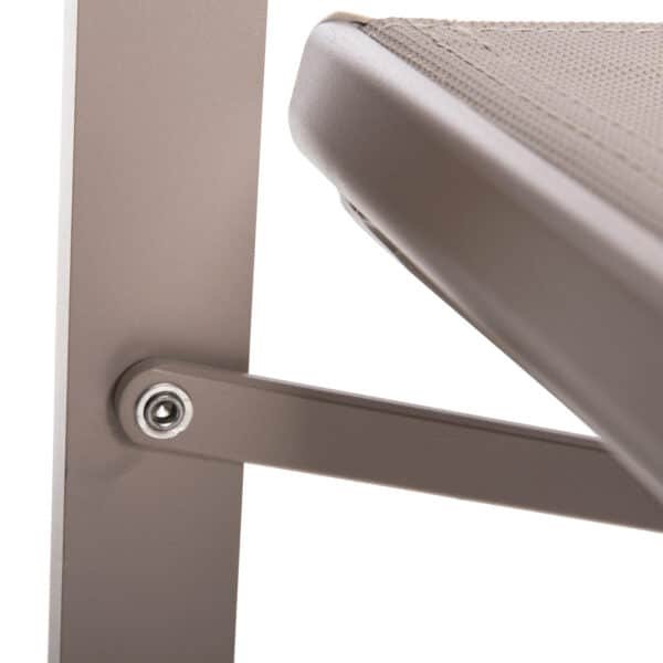 ΠΟΛΥΘΡΟΝΑ ΣΚΗΝΟΘΕΤΗ ΑΛΟΥΜΙΝΙΟΥ DUPRE HM5094.03 ΣΑΜΠΑΝΙ 57x48,5x85.5Yεκ - Image 9