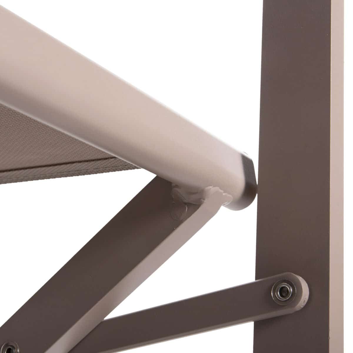 ΠΟΛΥΘΡΟΝΑ ΣΚΗΝΟΘΕΤΗ ΑΛΟΥΜΙΝΙΟΥ DUPRE HM5094.03 ΣΑΜΠΑΝΙ 57x48,5x85.5Yεκ - Image 10