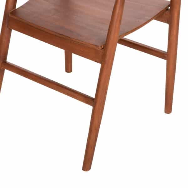 ΠΟΛΥΘΡΟΝΑ ΤΡΑΠΕΖΑΡΙΑΣ NIONI HM9476.01 ΞΥΛΟ ΤΕΑΚ-ΚΑΡΥΔΙ ΧΡΩΜΑ 57x53x77Yεκ. - Image 8