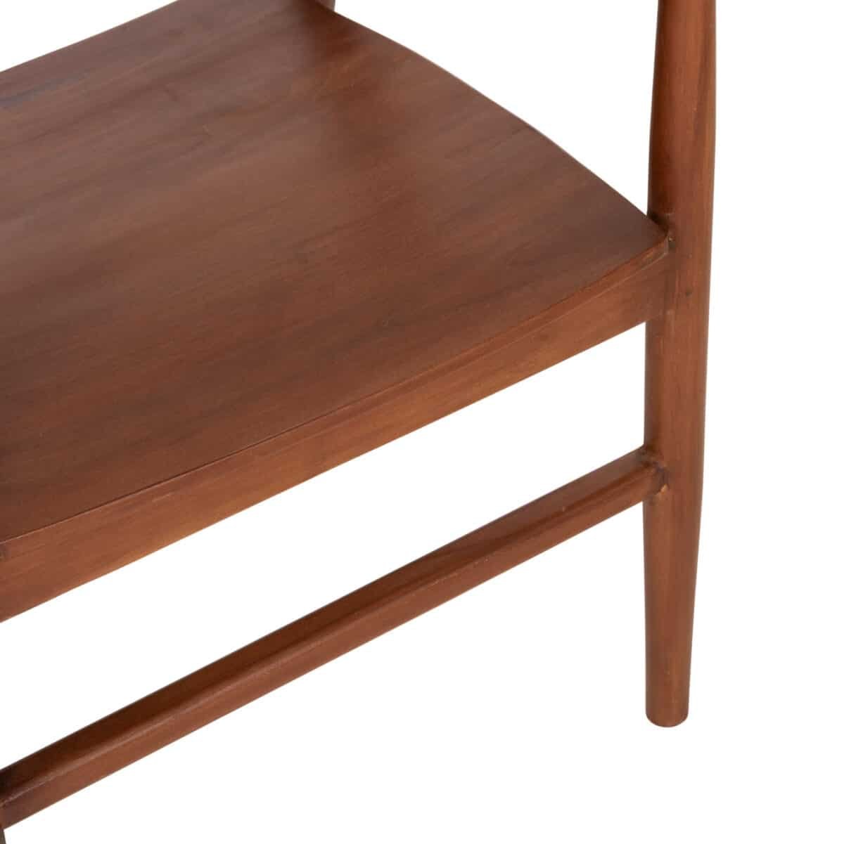 ΠΟΛΥΘΡΟΝΑ ΤΡΑΠΕΖΑΡΙΑΣ NIONI HM9476.01 ΞΥΛΟ ΤΕΑΚ-ΚΑΡΥΔΙ ΧΡΩΜΑ 57x53x77Yεκ. - Image 9