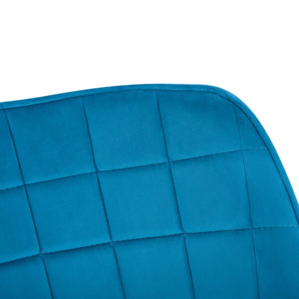 ΠΟΛΥΘΡΟΝΑΚΙ BENJAMIN ΑΠΟ ΒΕΛΟΥΔΟ ΤΙΡΚΟΥΑΖ ME ΜΕΤΑΛΛΙΚΑ ΠΟΔΙΑ HM8682.09 69x68x78 εκ. - Image 7