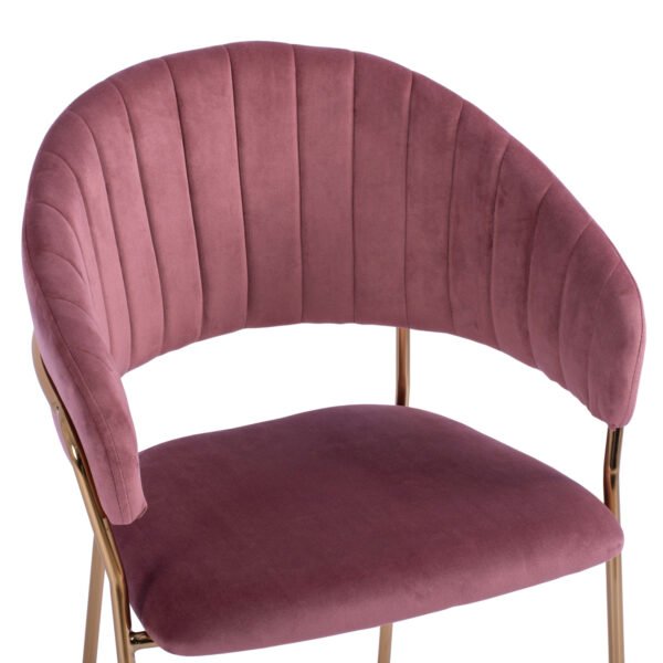 ΠΟΛΥΘΡΟΝΑΚΙ THEODORE HM8520.02 ΒΕΛΟΥΔΟ ΣΑΠΙΟ ΜΗΛΟ ΜΕ ΕΠΙΧΡΥΣΟ ΣΚΕΛΕΤΟ 55Χ50Χ82Υεκ. - Image 7