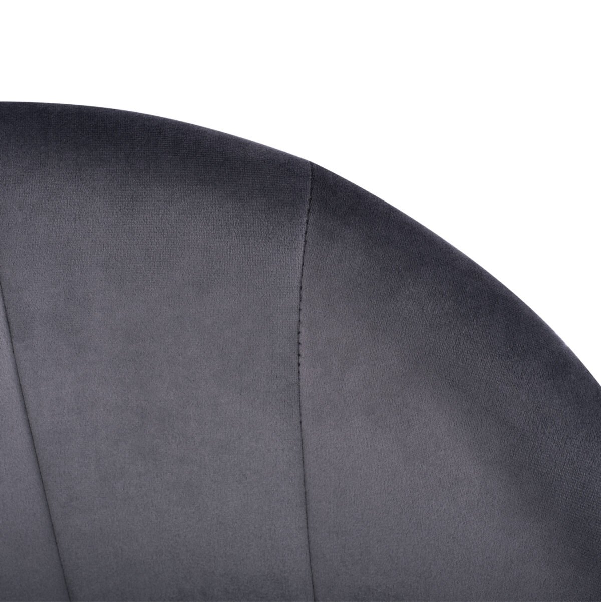 ΠΟΛΥΘΡΟΝΑΚΙ BESSIE HM8699.01 ΒΕΛΟΥΔΟ ΓΚΡΙ ΜΕ ΜΕΤΑΛΛΙΚΟ ΣΚΕΛΕΤΟ 60x62x80Y εκ. - Image 7