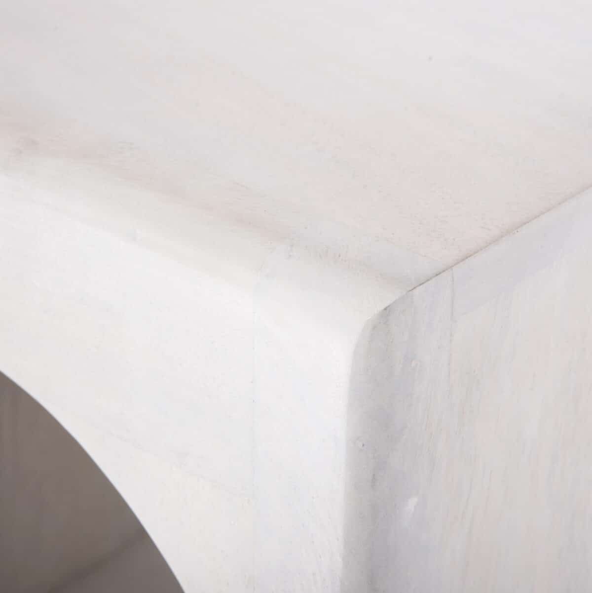 ΡΑΦΙΕΡΑ ΚΟΜΜΟ HANDYR HM9706 ΜΑΣΙΦ ΞΥΛΟ MANGO ΣΕ ΛΕΥΚΟ ΧΡΩΜΑ 60x35x120Υεκ. - Image 7