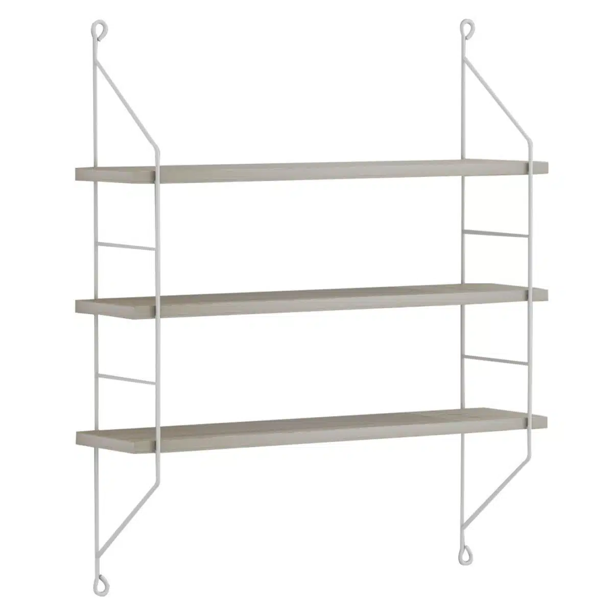 ΡΑΦΙΕΡΑ ΤΟΙΧΟΥ ACHALA ΜΕΛΑΜΙΝΗΣ HM9185.14 SONOMA 60x15x68Y εκ. - Image 3