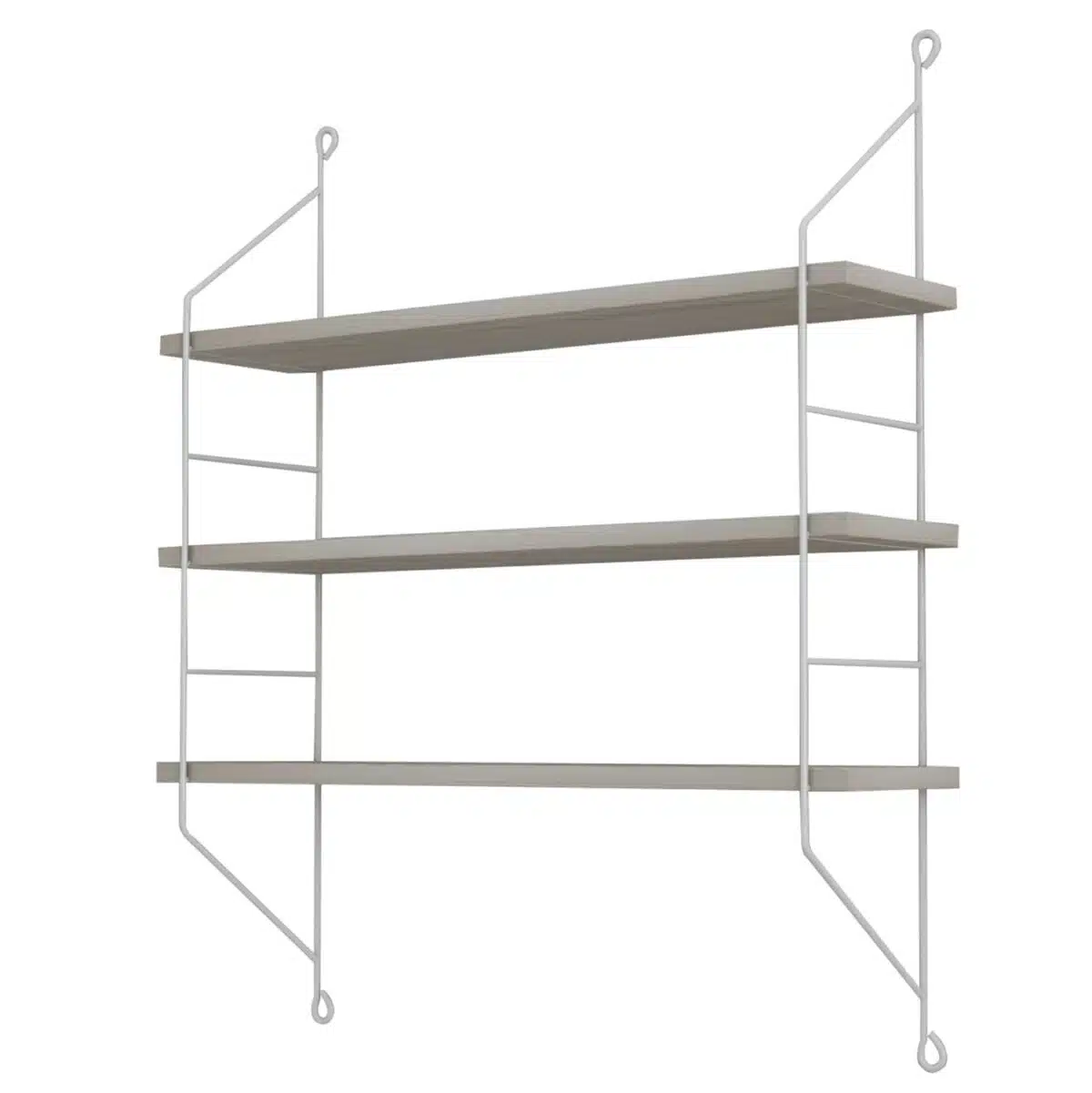 ΡΑΦΙΕΡΑ ΤΟΙΧΟΥ ACHALA ΜΕΛΑΜΙΝΗΣ HM9185.14 SONOMA 60x15x68Y εκ. - Image 4