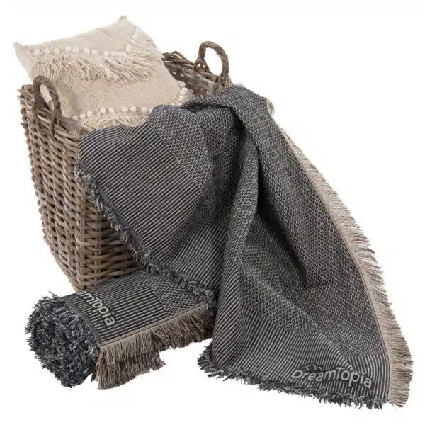 ΡΙΧΤΑΡΙ ME ΚΡΟΣΙΑ DREAMTOPIA HM12164.03 ΣΕ NAVY BLUE ΧΡΩΜΑ 178X178εκ. - Image 4