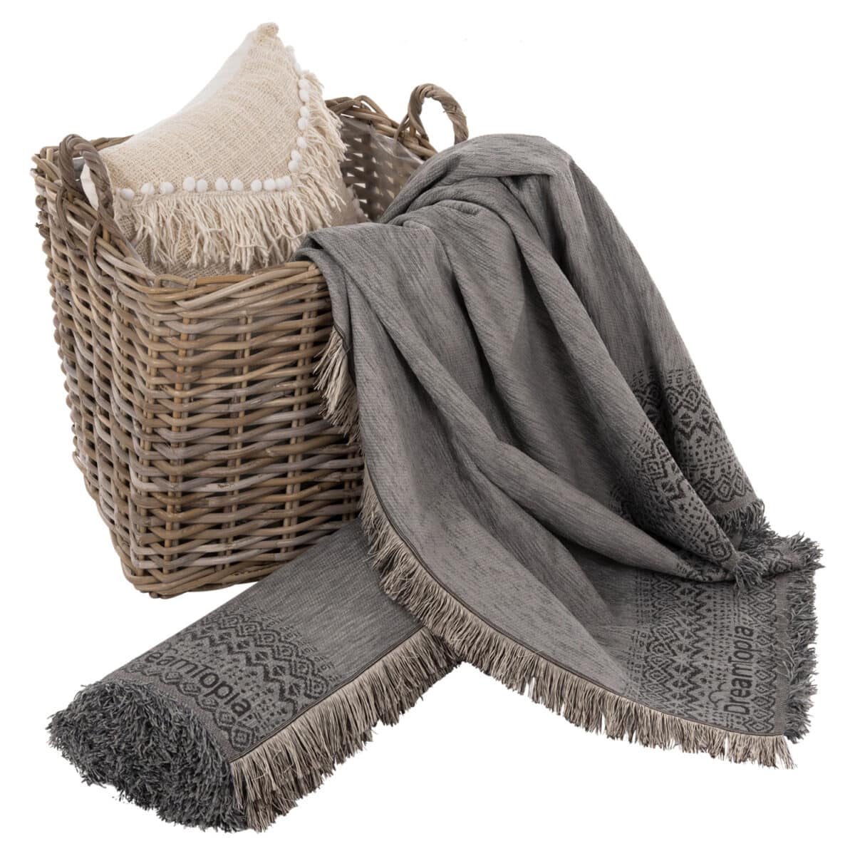 ΡΙΧΤΑΡΙ ME ΚΡΟΣΙΑ DREAMTOPIA HM12164.05 ΣΕ ΓΚΡΙ ΧΡΩΜΑ 178X178εκ. - Image 4