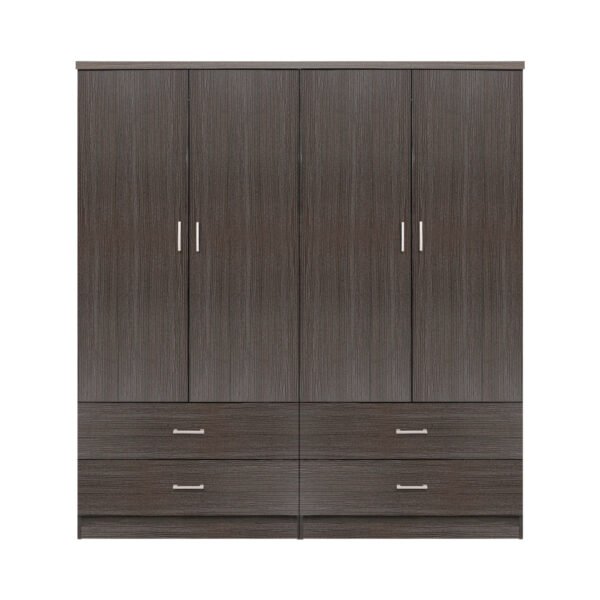 ΣΕΤ 2 ΤΜΧ ΝΤΟΥΛΑΠΑ 4ΦΥΛΛΗ ΜΕ 4 ΣΥΡΤΑΡΙΑ ZEBRANO 160X42X181 HM11349.01