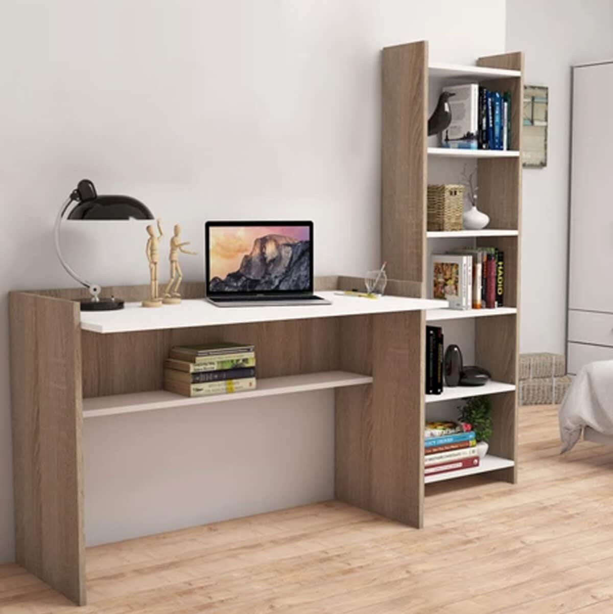 ΣΕΤ ΓΡΑΦΕΙΟΥ 2 ΤΜΧ HM11774.12 ΜΕΛΑΜΙΝΗ SONΟMA - ΛΕΥΚΟ - Image 2