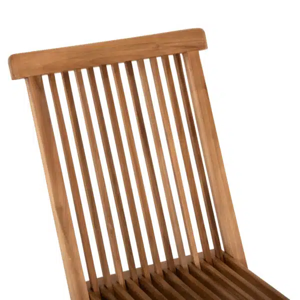 ΣΕΤ ΤΡΑΠΕΖΑΡΙΑΣ ΕΞΩΤ. ΧΩΡΟΥ ΠΤΥΣΣΟΜΕΝΑ 5ΤΜΧ KENDALL HM11950 ΜΑΣΙΦ ΞΥΛΟ TEAK ΦΥΣΙΚΟ - Image 6