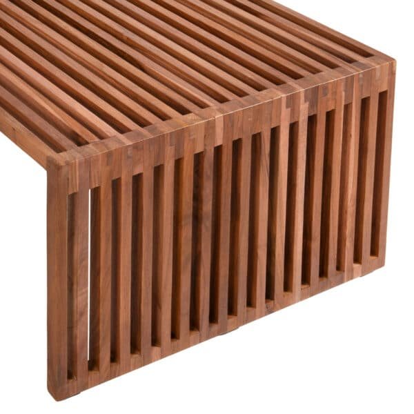 ΣΕΤ ΤΡΑΠΕΖΙΑ ΣΑΛΟΝΙΟΥ NYA HM9548 ΞΥΛΟ ΤΕΑΚ ΣΕ ΦΥΣΙΚΟ ΧΡΩΜΑ 116x60x46,5Υ εκ. - Image 7