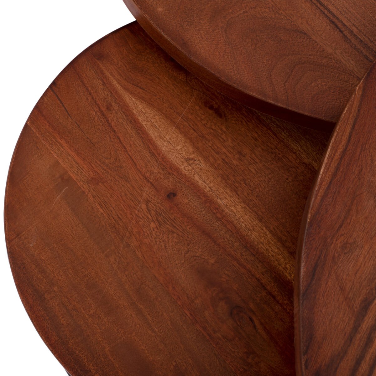 ΣΕΤ ΖΙΓΚΟΝ OBI HM9255 ΑΠΟ ΜΑΣΙΦ ΞΥΛΟ ΑΚΑΚΙΑΣ ΜΕ ΜΑΥΡΑ ΜΕΤΑΛΛΙΚΑ ΠΟΔΙΑ 78x78x47Υ εκ. - Image 5