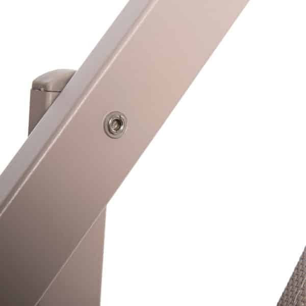 ΣΕΖΛΟΝΓΚ ΕΠΑΓΓΕΛΜΑΤΙΚΗ KEA HM5076.03 ΑΛΟΥΜΙΝΙΟ & TEXTILENE ΣΑΜΠΑΝΙ 59,5x102,5x94Υεκ - Image 7