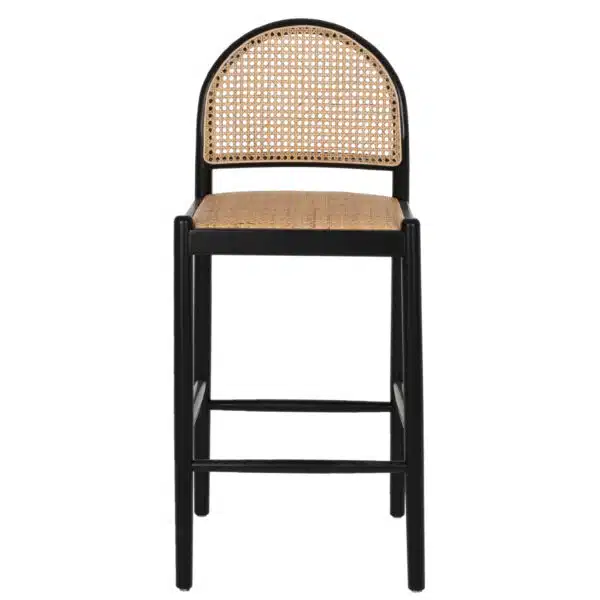 ΣΚΑΜΠΟ ΑΠΟ ΟΞΙΑ-RATTAN ΑΨΙΔΑ ΠΛΑΤΗ ΜΑΥΡΟ 43,5x50x98ΥεκHM9408.02 - Image 3