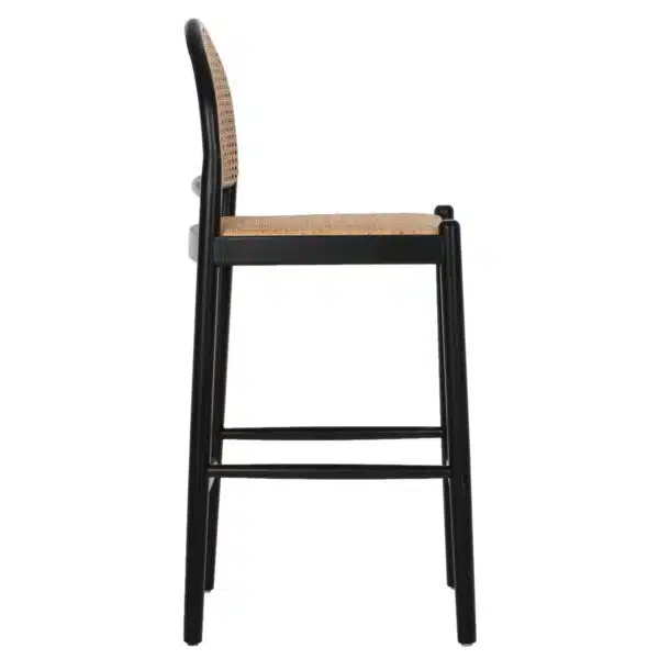 ΣΚΑΜΠΟ ΑΠΟ ΟΞΙΑ-RATTAN ΑΨΙΔΑ ΠΛΑΤΗ ΜΑΥΡΟ 43,5x50x98ΥεκHM9408.02 - Image 4