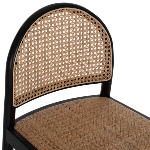 ΣΚΑΜΠΟ ΑΠΟ ΟΞΙΑ-RATTAN ΑΨΙΔΑ ΠΛΑΤΗ ΜΑΥΡΟ 43,5x50x98ΥεκHM9408.02 - Image 7