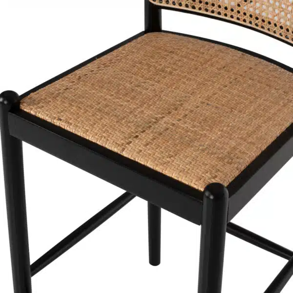 ΣΚΑΜΠΟ ΑΠΟ ΟΞΙΑ-RATTAN ΑΨΙΔΑ ΠΛΑΤΗ ΜΑΥΡΟ 43,5x50x98ΥεκHM9408.02 - Image 8