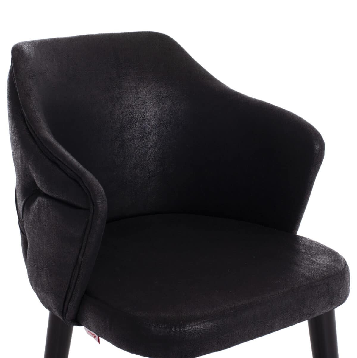 ΣΚΑΜΠΟ BAR ΕΠΑΓΓΕΛΜΑΤΙΚΟ ALONZO HM9281.14 Τ.NUBUCK ΜΑΥΡΟ ΞΥΛΙΝΟ 50x62x108,5Υεκ. - Image 7