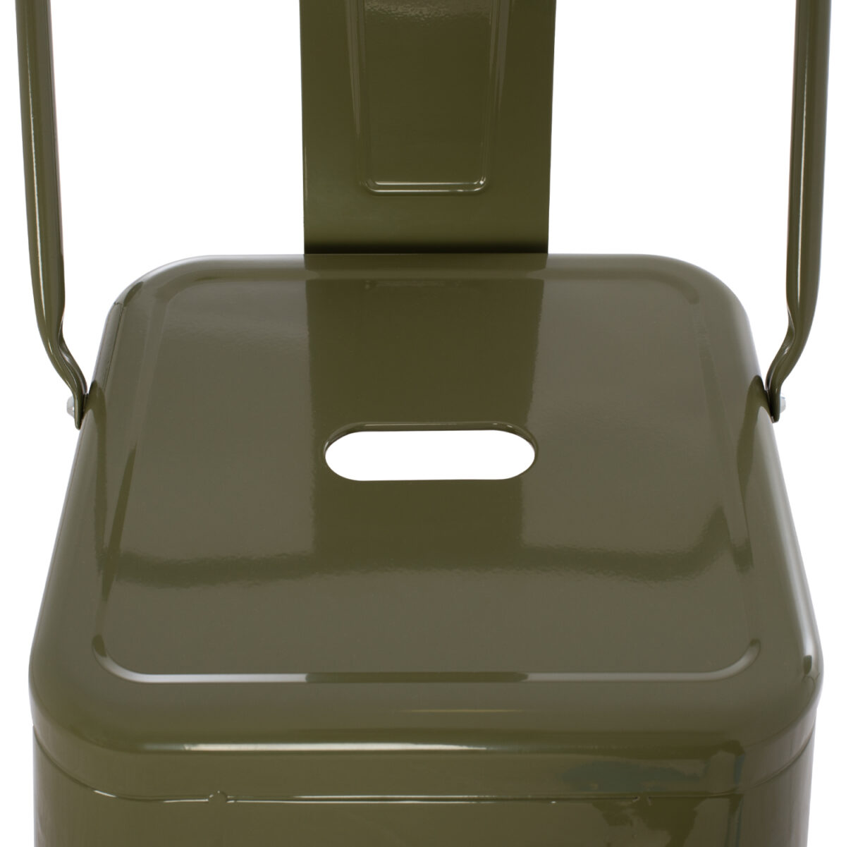 ΣΚΑΜΠΟ BAR ΜΕΤΑΛΛΙΚΟ MELITA ME ΠΛΑΤΗ ΣΕ DARK OLIVE GREEN HM8643.03 43Χ43Χ100εκ. - Image 8