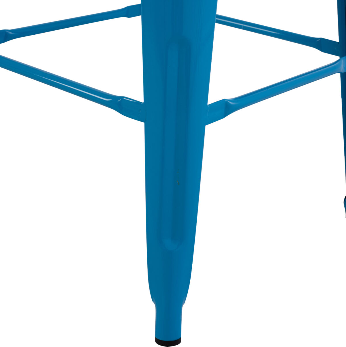 ΣΚΑΜΠΟ BAR ΜΕΤΑΛΛΙΚΟ MELITA ΣΕ ΜΠΛΕ HM8642.08 43x43x78 εκ. - Image 7