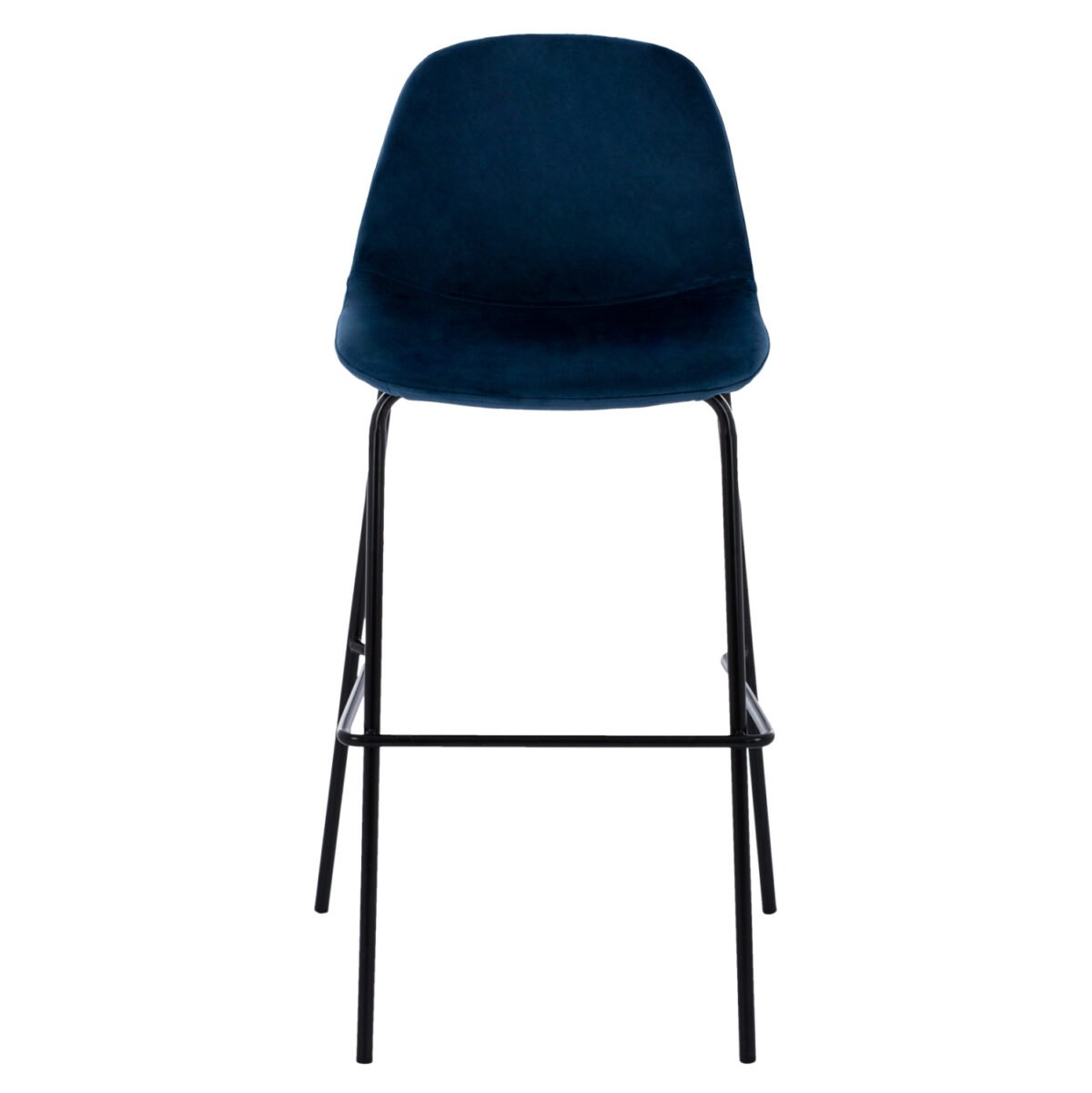 ΣΚΑΜΠΟ VINCENT ΒΕΛΟΥΔΟ ΜΠΛΕ ΚΑΙ ΜΕΤΑΛΛΙΚΟ ΣΚΕΛΕΤΟ HM8579.18 56,5x47x106 εκ. - Image 3