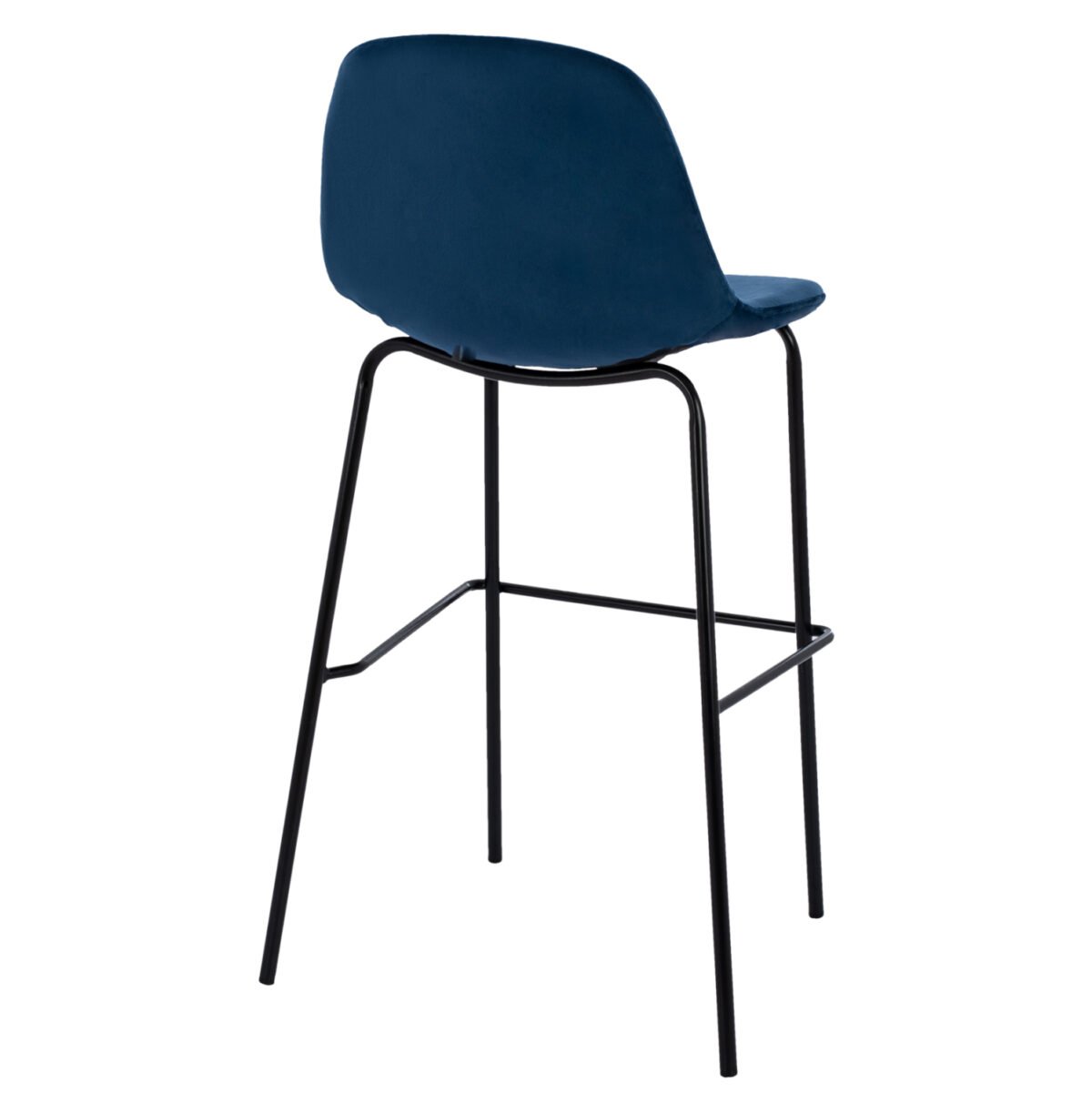 ΣΚΑΜΠΟ VINCENT ΒΕΛΟΥΔΟ ΜΠΛΕ ΚΑΙ ΜΕΤΑΛΛΙΚΟ ΣΚΕΛΕΤΟ HM8579.18 56,5x47x106 εκ. - Image 5