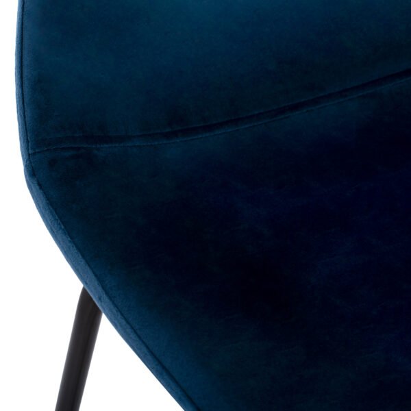 ΣΚΑΜΠΟ VINCENT ΒΕΛΟΥΔΟ ΜΠΛΕ ΚΑΙ ΜΕΤΑΛΛΙΚΟ ΣΚΕΛΕΤΟ HM8579.18 56,5x47x106 εκ. - Image 7